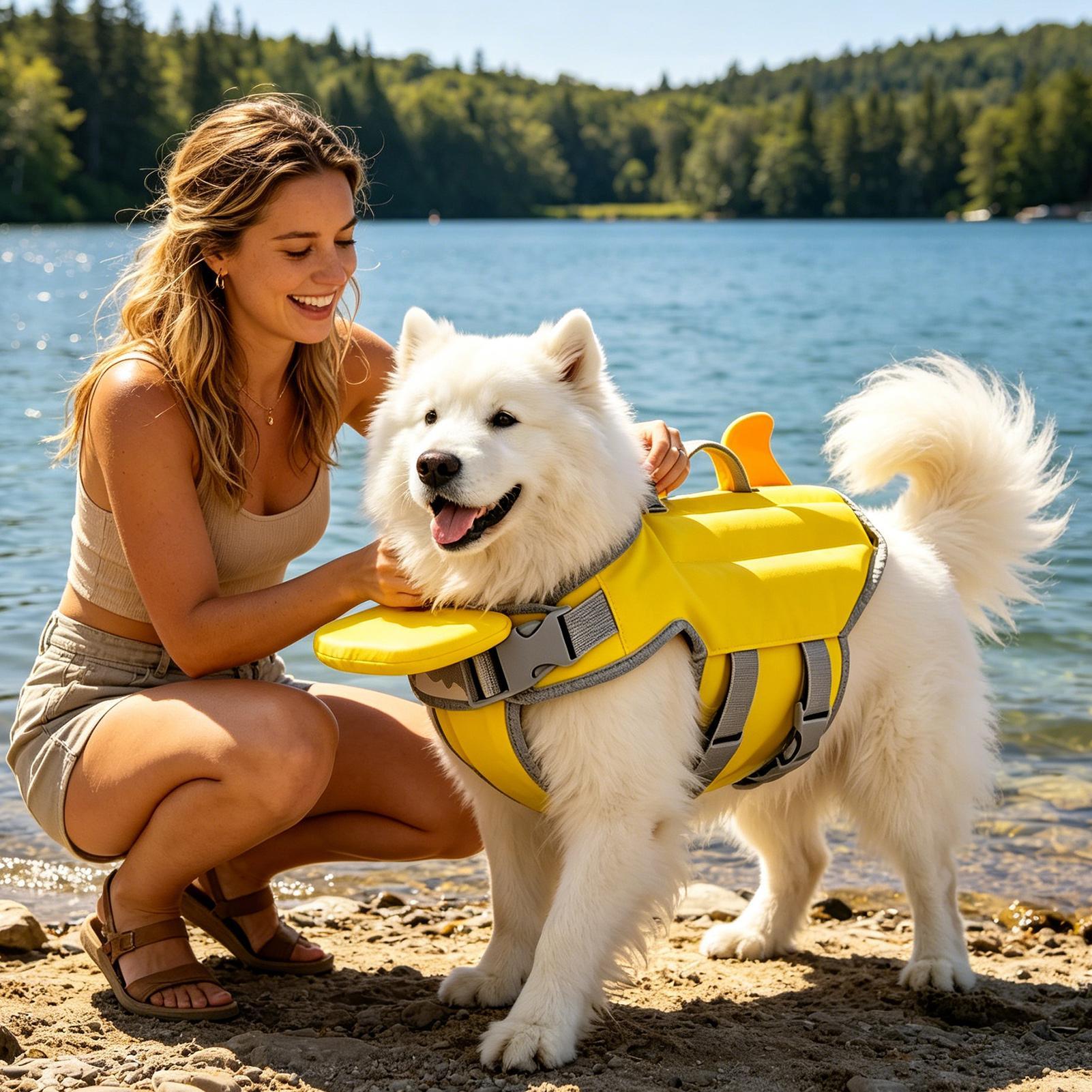 For Puppy Small Medium Pet Poo - огляд і ціна Life Jacket Buoyancy
