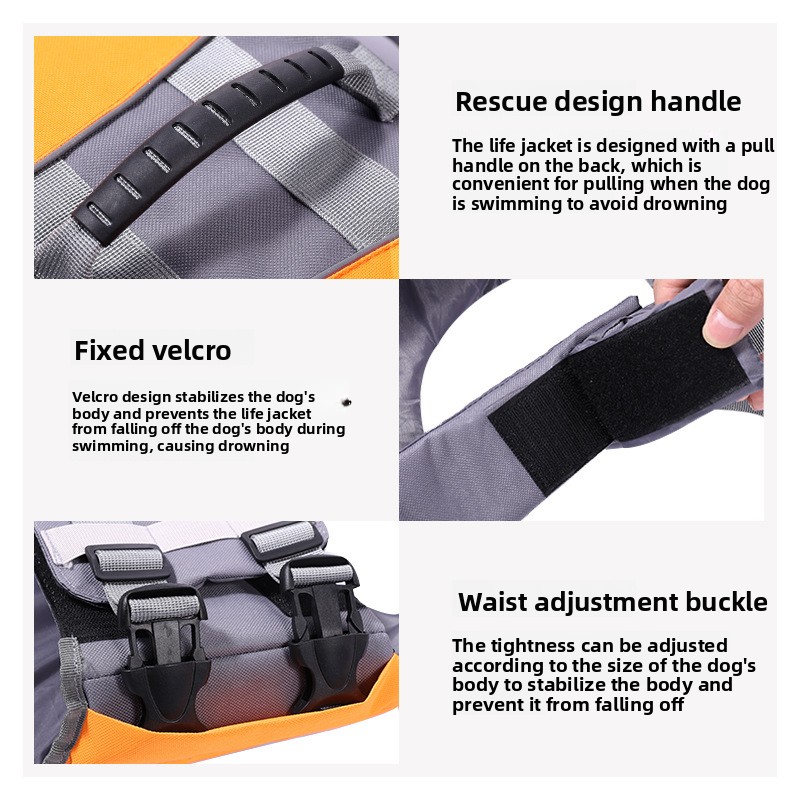 Pet Life Vest Dog Life Jacket  - огляд і ціна Life Jacket Buoyancy