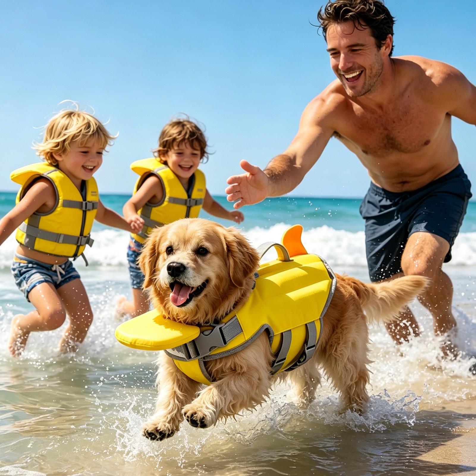 Dog Life Jacket Portable Summe - огляд і ціна Life Jacket Buoyancy